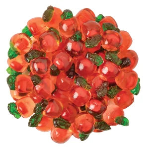 Clever candy 3D Filled Gummy Red Apples, 1/4-lb bag