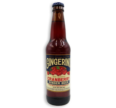 Gingerino Cranberry Ginger Beer, 12 oz.