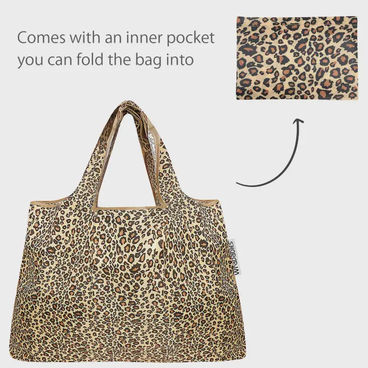 Leopard Print Reusable Shopping Bag