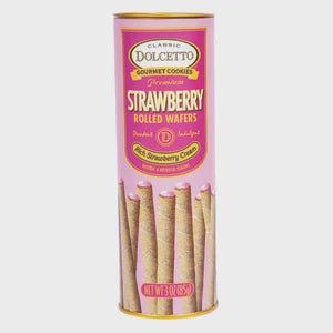Dolcetto Strawberry Wafer Rolls, 3 oz.