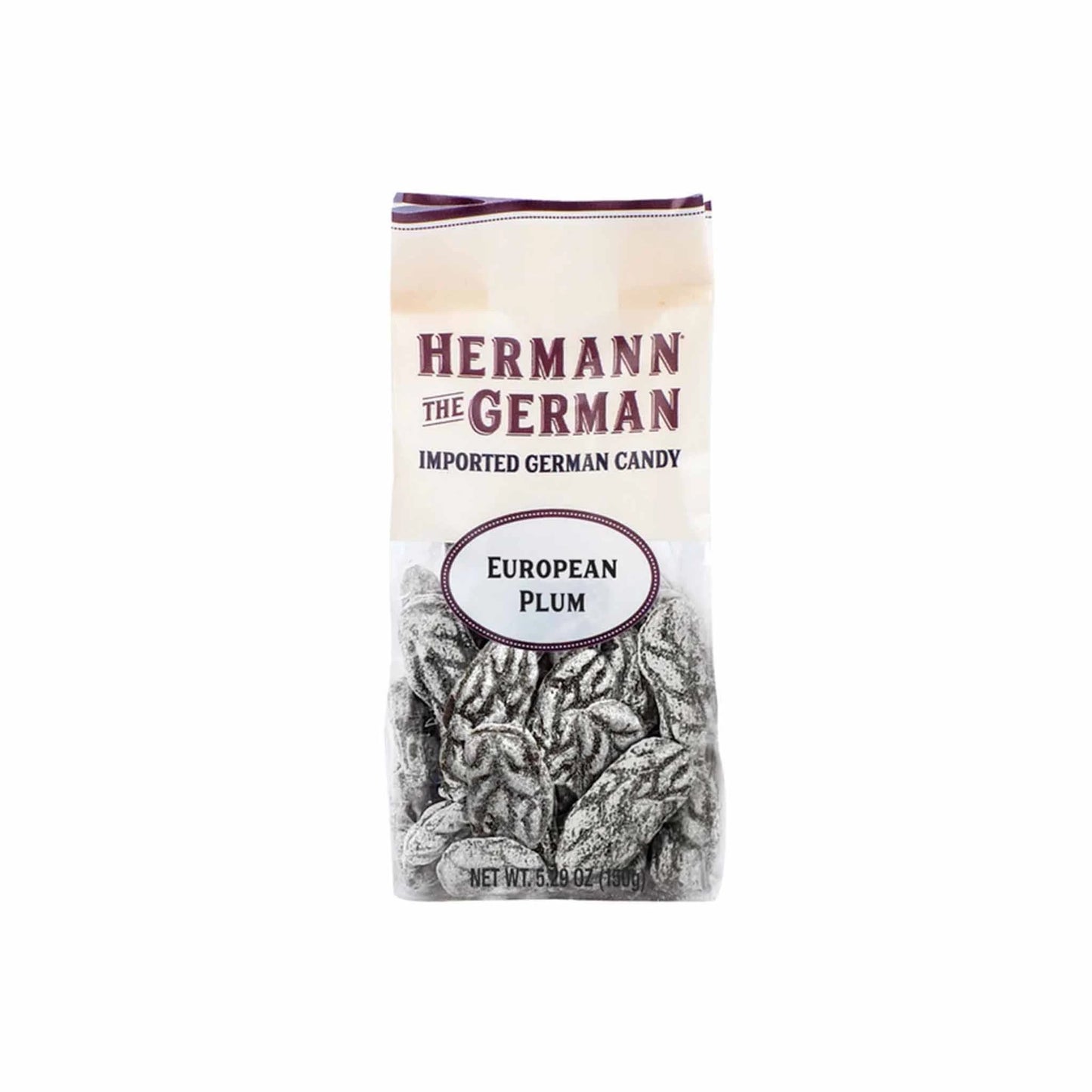 Hermann the German European Plum Hard Candy, 5.29 oz.