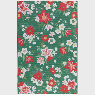 Amaryllis Christmas Recycled Microfiber Dishtowel