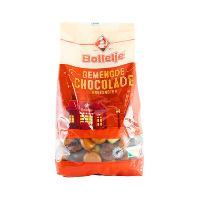 Bolletje Assorted Chocolate Kruidenootjies (Kruidnoten), 7 oz