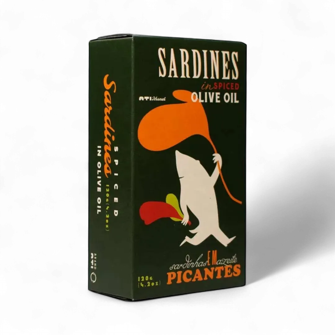 Ati Manel Sardines In Spiced Olive Oil, 120g