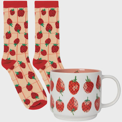 Berry Sweet Mug and Socks Set
