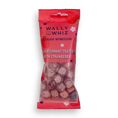 Wally & Whiz Blackcurrant w/ Strawberry Gummis 56g