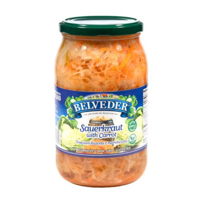 Belveder Sauerkraut w/ Carrot, 32 oz