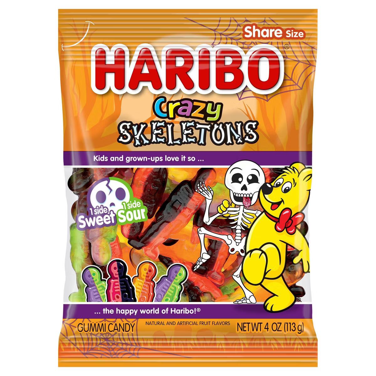 Haribo Crazy Skeletons, 4 oz