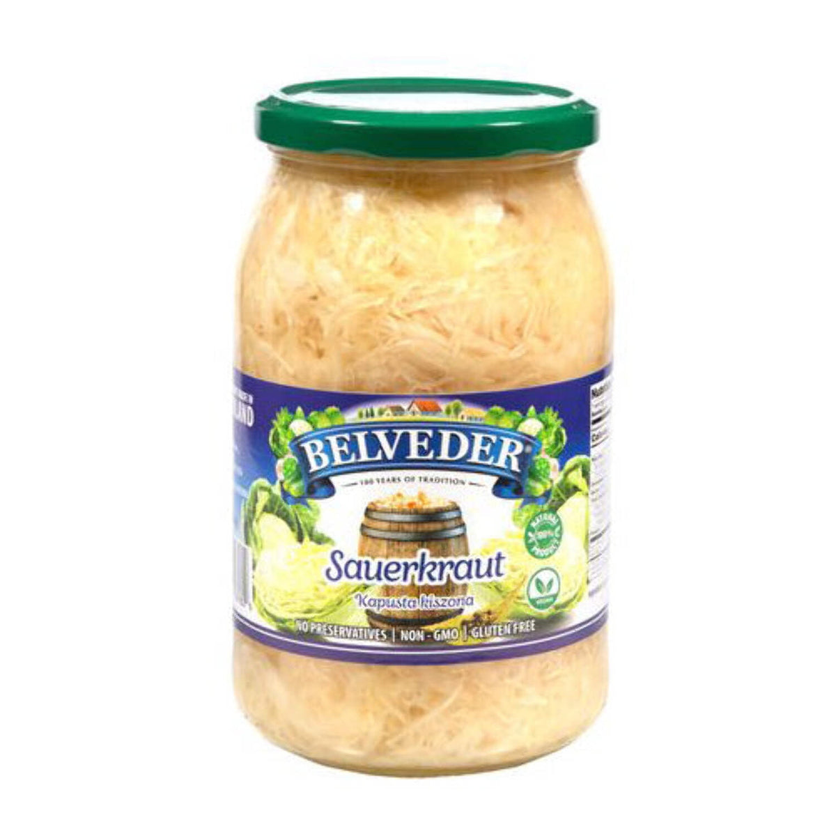 Belveder Cucumbers in Brine, 32 oz