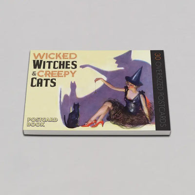 Wicked Witches & Creepy Cats - A Halloween Postcard Book