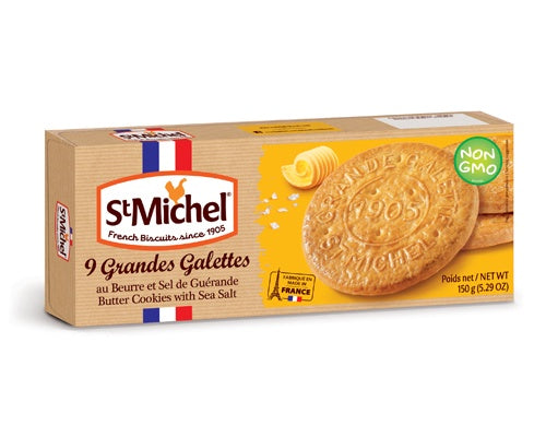 St. Michel Sea Salt Grandes Galettes, 5.29 oz.