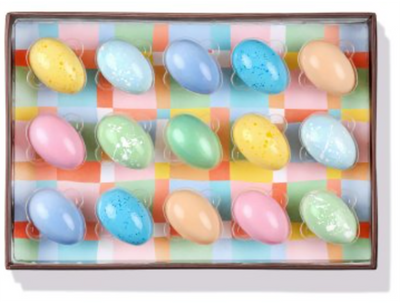 Christopher Elbow Gourmet Chocolate Eggs Easter 15-pc box