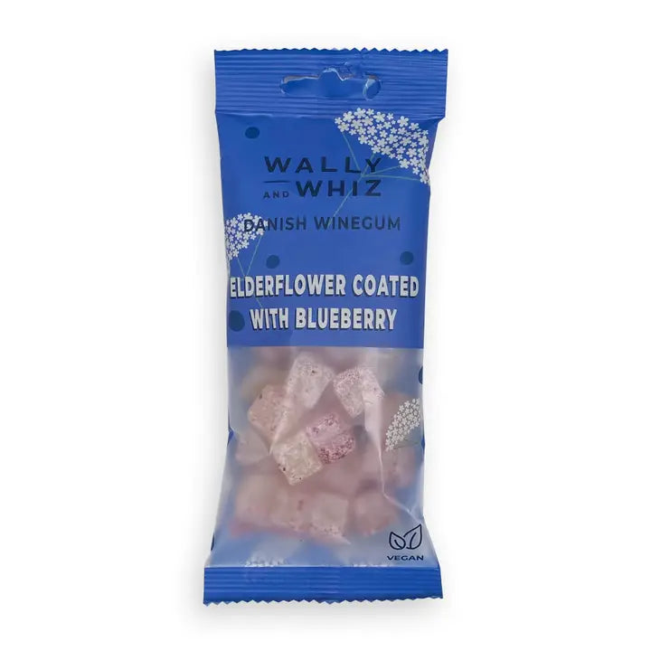 Wally & Whiz Elderflower w/ Bluberry Gummis 56g