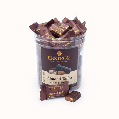 Enstrom Dark Chocolate Almond Toffee Singles, 0.75 oz.
