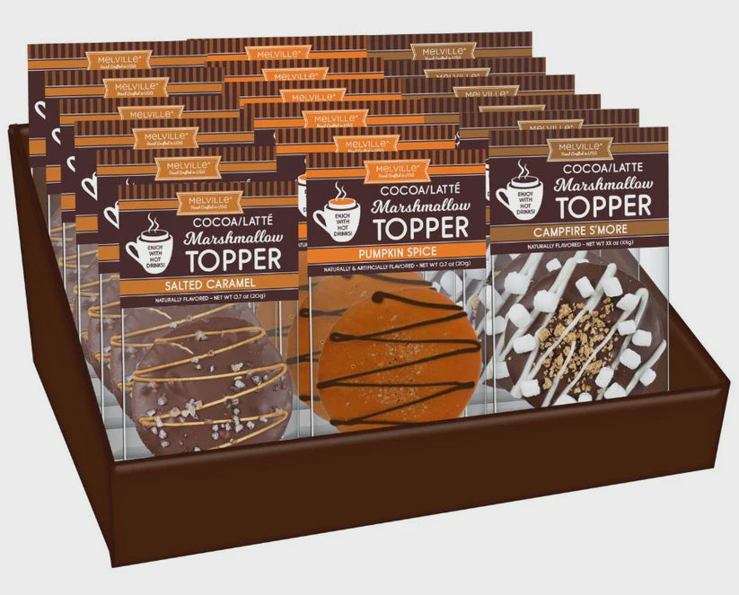 Fall Chocolatey-Dipped Marshmallow Toppers, Assorted