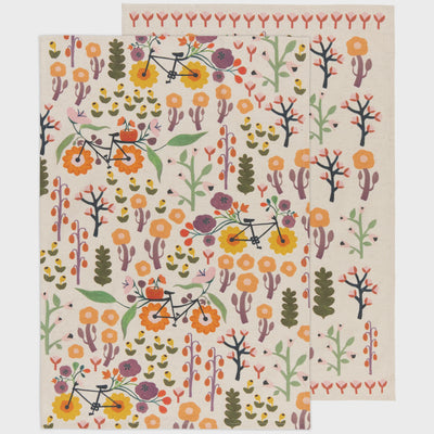 Petal Power Dishtowels Set of 2