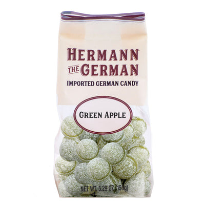 Hermann the German Green Apple Candy, 5.29 oz.