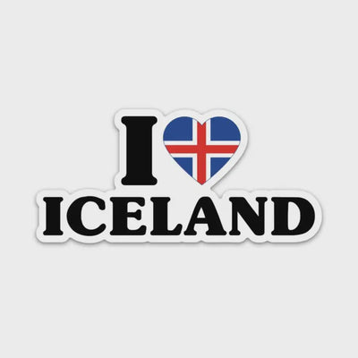 I Love Iceland Sticker