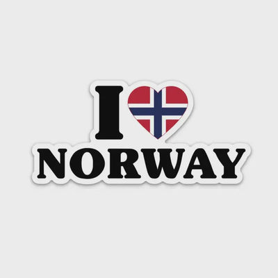 I Love Norway Sticker