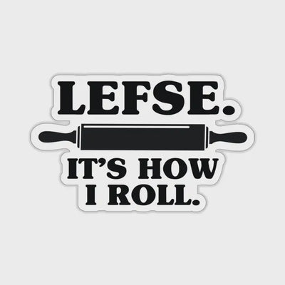 Lefse It's How I Roll Sticker