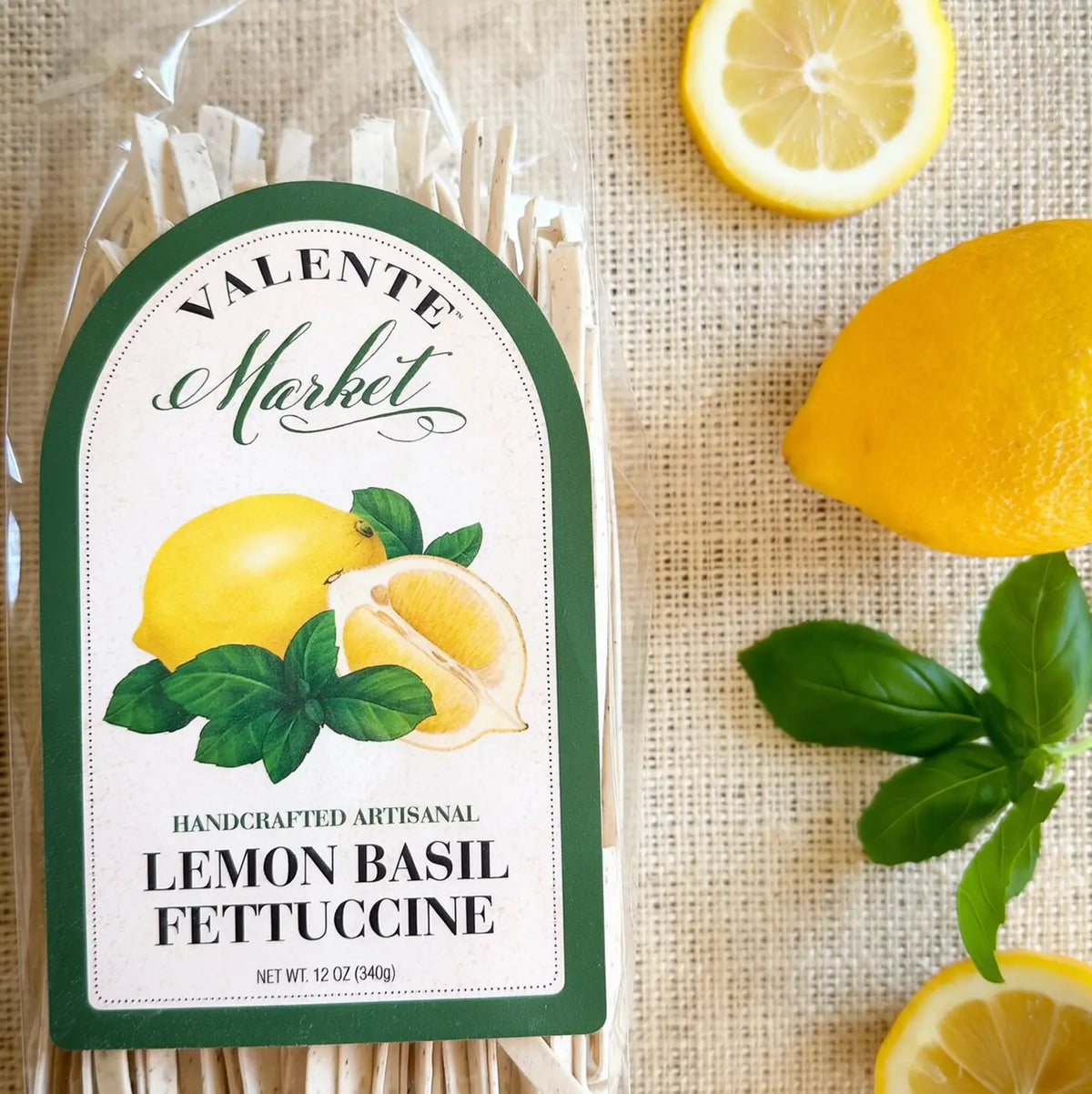 Valente Pasta Lemon Basil Fettuccine, 12 oz.