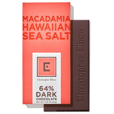 Christopher Elbow Macadamia Sea Salt Bar, 2.65 oz.