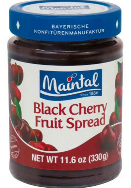 Maintal Black Cherry Preserves, 12 oz.