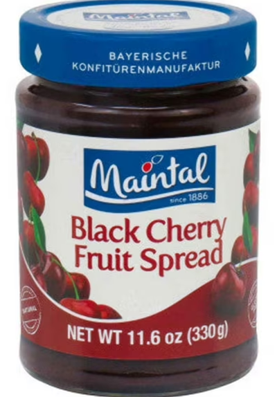 Maintal Black Cherry Preserves, 12 oz.