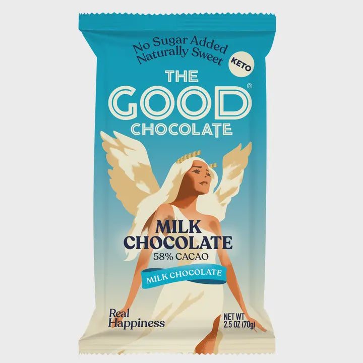 The Good Chocolate Milk Chocolate Bar, 2.5 oz.