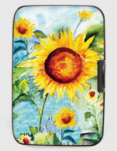 Painted Sunflower Armored Wallet
