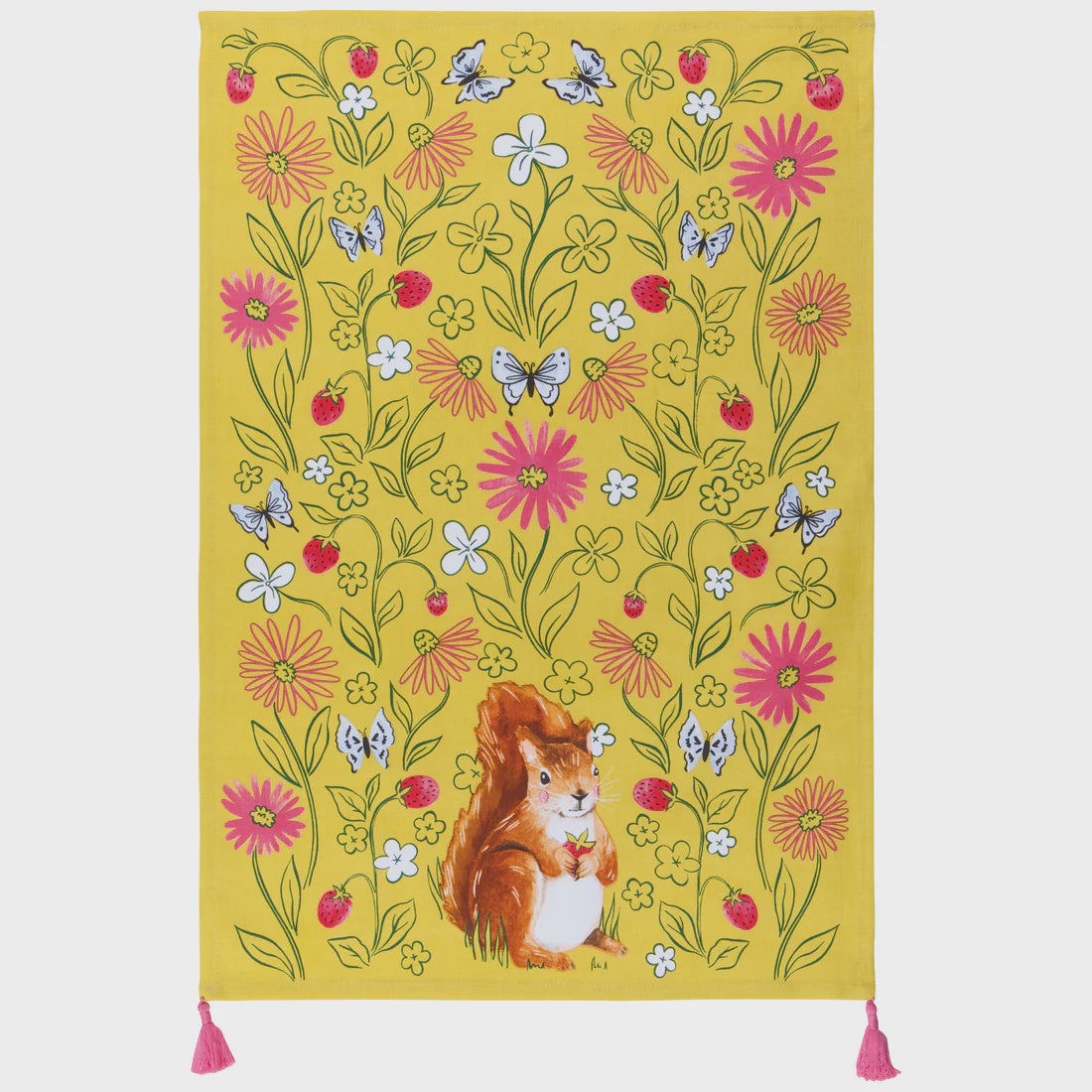 Mr. Squirrel Decorative Dishtowel