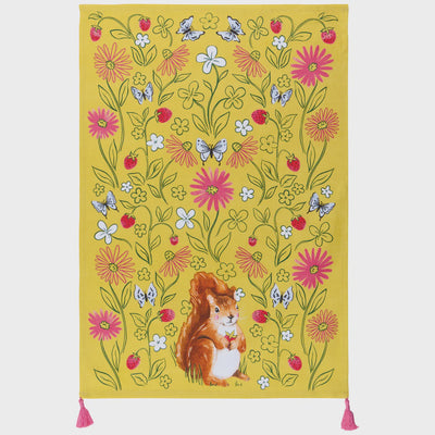 Mr. Squirrel Decorative Dishtowel