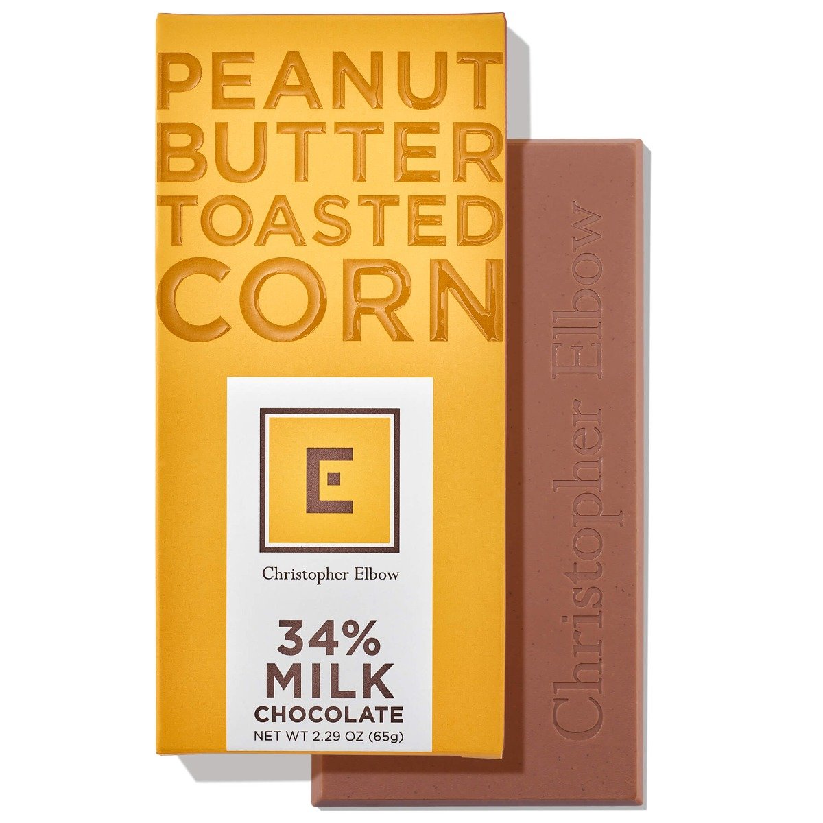 Christopher Elbow Peanut Butter & Toasted Corn Bar, 2.65 oz.