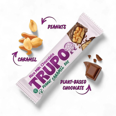 Peanut Caramel Bars (Vegan & Gluten-Free)