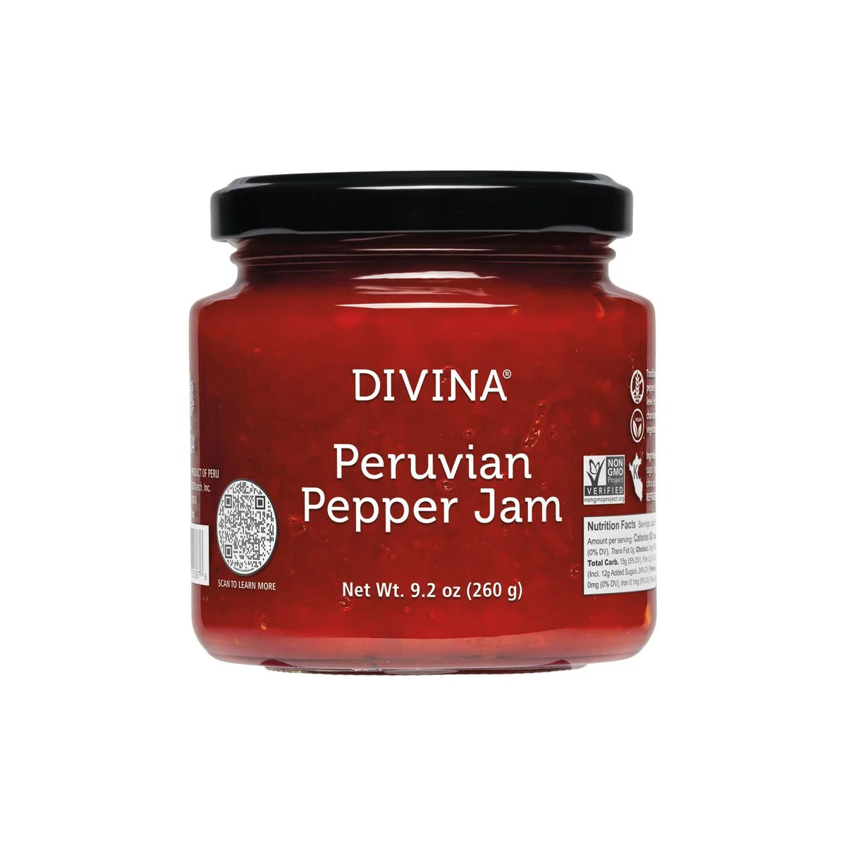 Divina Peruvian Pepper Jam, 8.5 oz.
