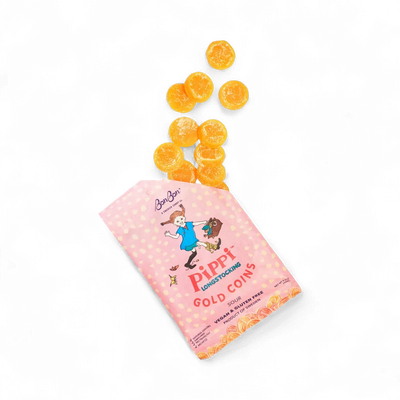 Pippi Longstocking Gold Coins - Swedish Candy 4.2oz (120g)