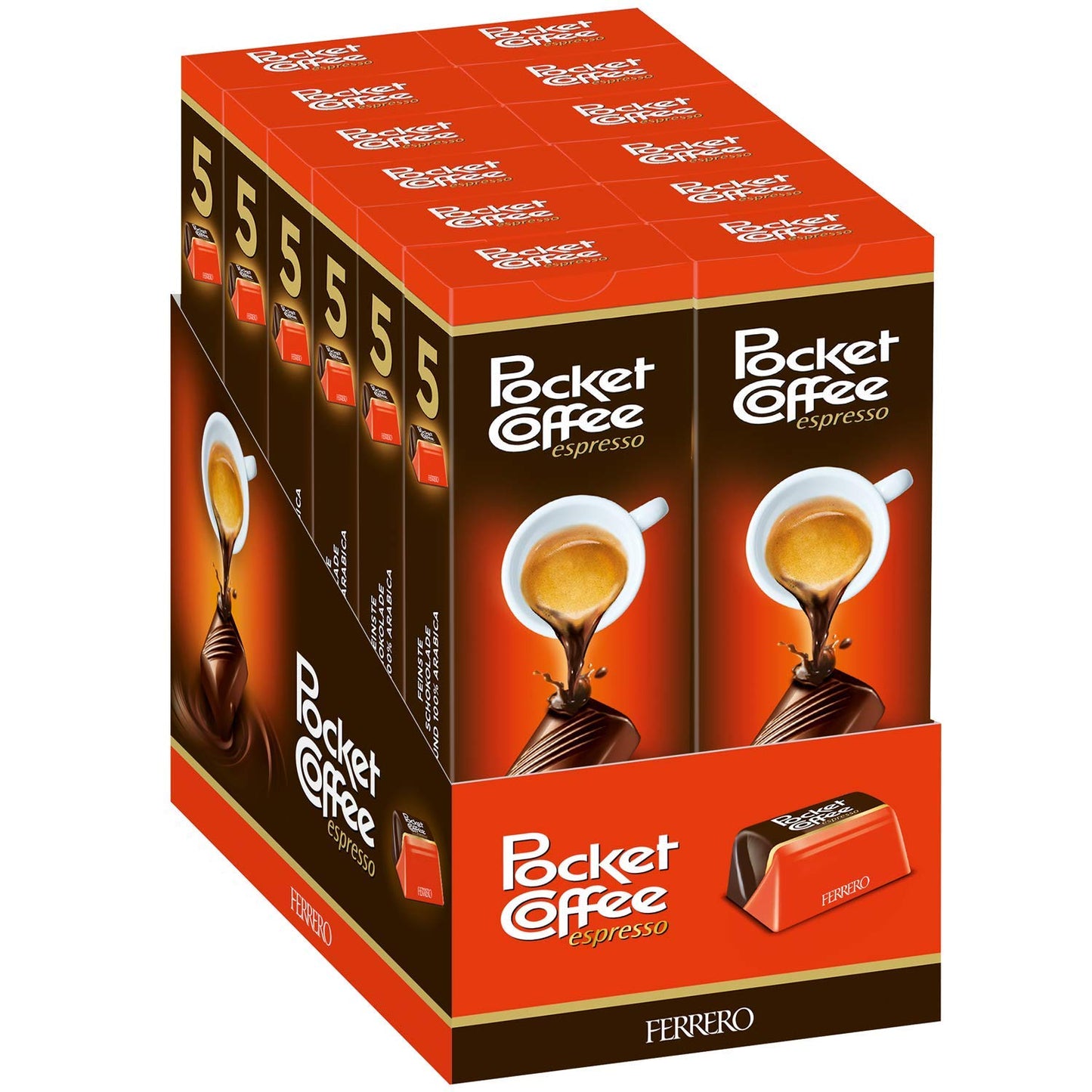 Pocket Coffee, 62.5 g (5 pc/pkg)