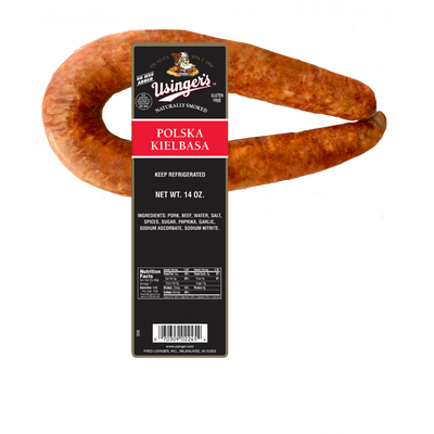 Usinger's Smoked Polish Kielbasa, 14 oz. loop