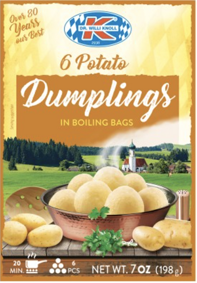 6 Potato Dumplings Halb & Halb Boiling Bag, 7 oz.