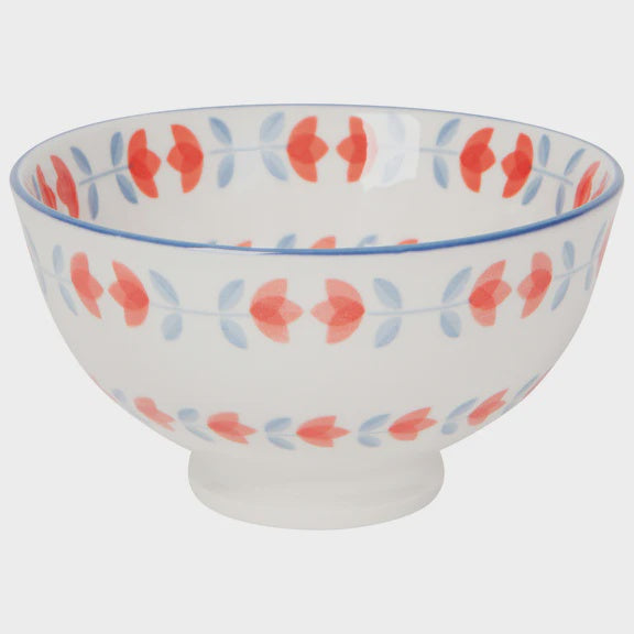 Red Tulip 4 in Bowl