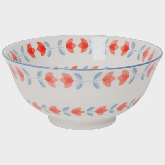Red Tulip 6 in Bowl