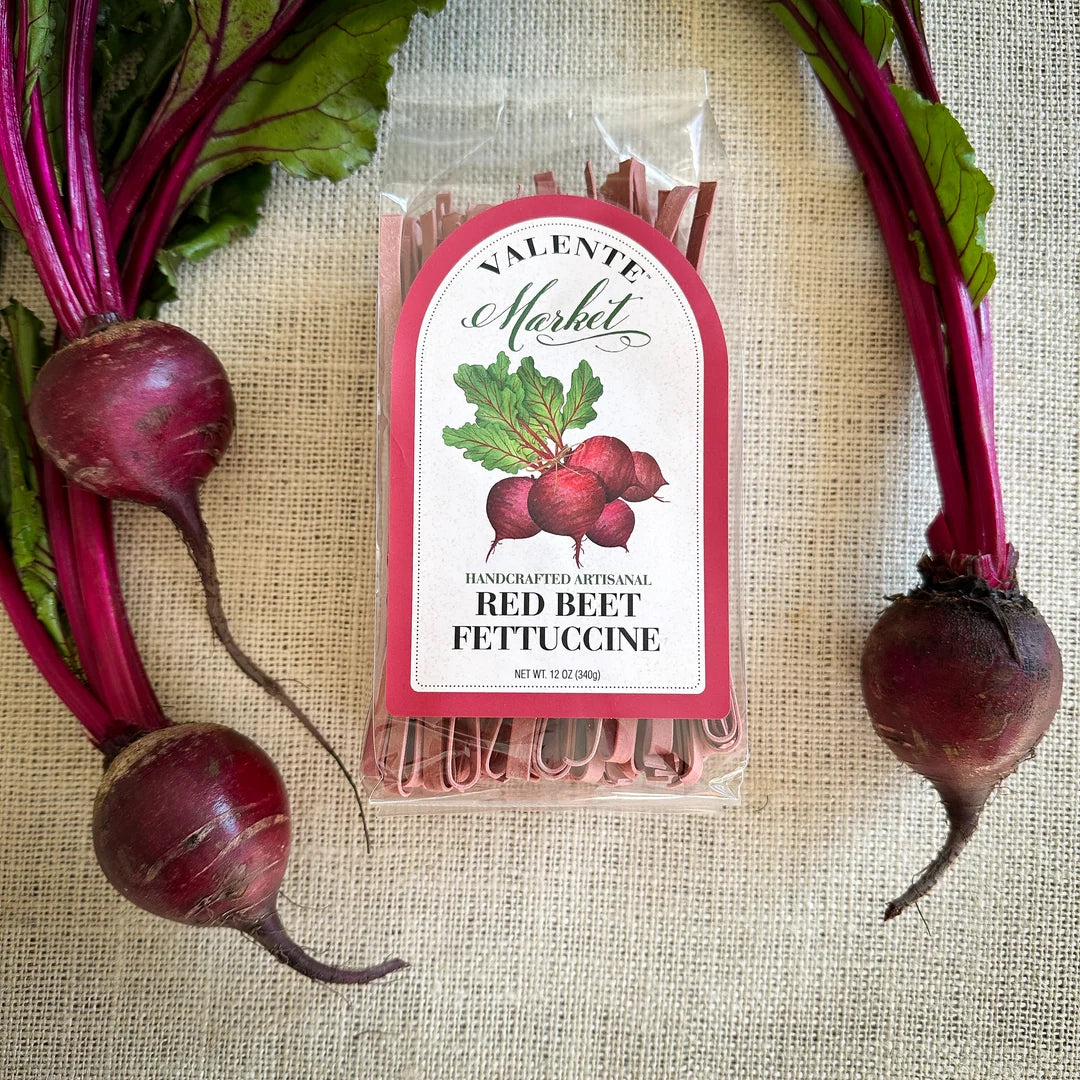 Valente Red Beet Fettuccine, 12 oz.