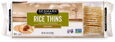 Sesmark Sesame Rice Thins, 4.25 oz.