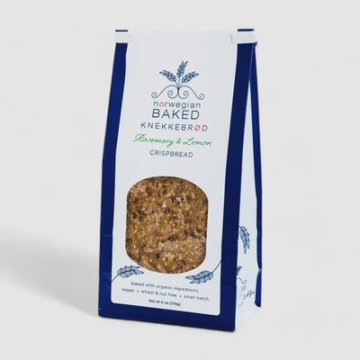 Norwegian Baked Rosemary & Lemon Knekkebrod, 6 oz.