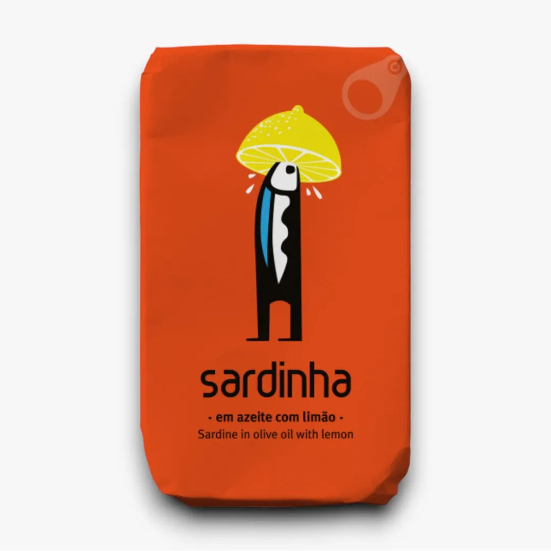 Sardine in olive oil with lemon
