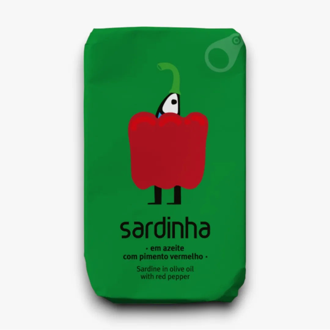 Sardine in olive oil with red pepper