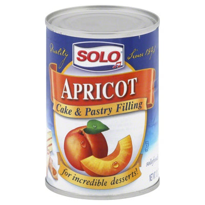 Solo Apricot Filling, 12 oz.