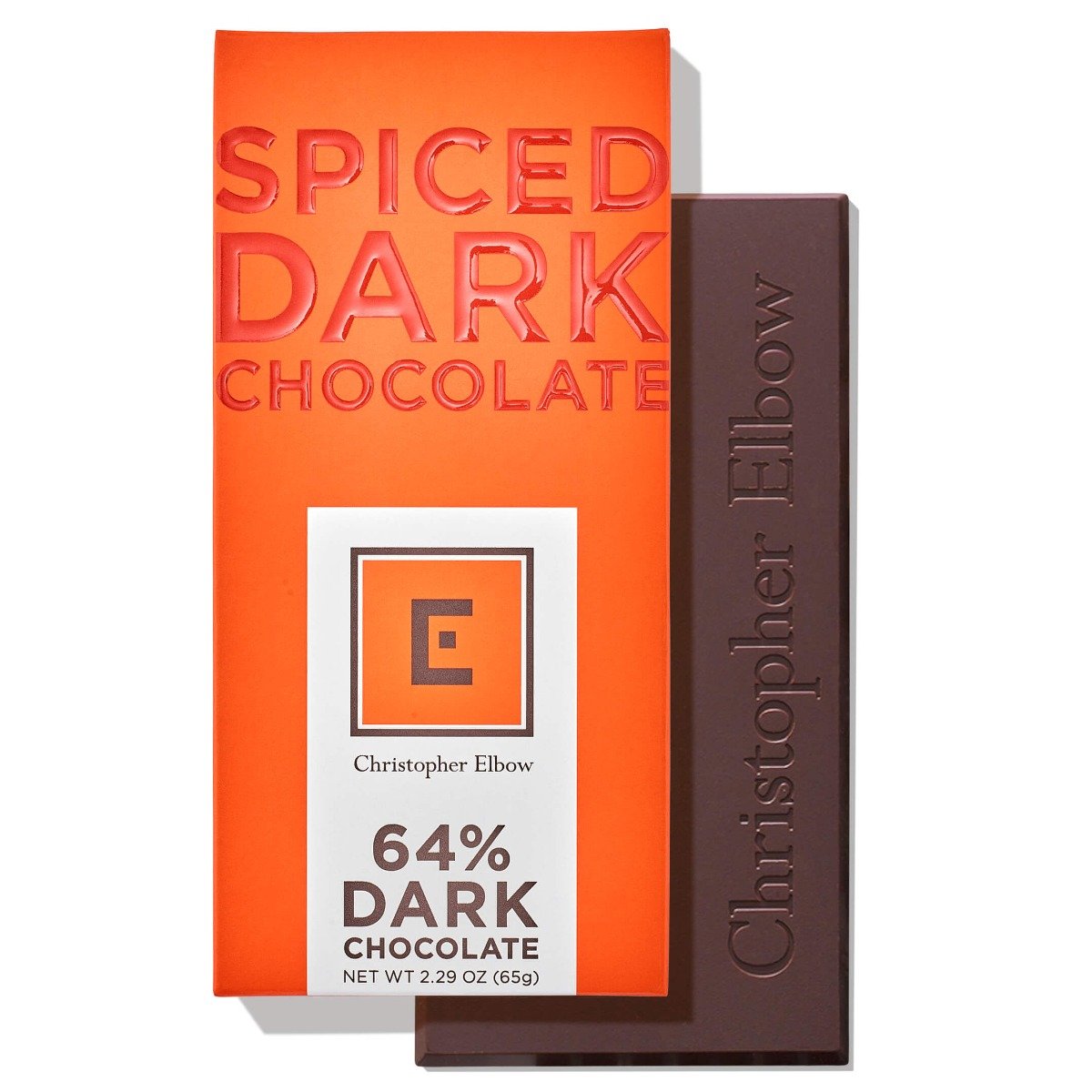 Christopher Elbow Spiced Dark Chocolate Bar, 2.65 oz.