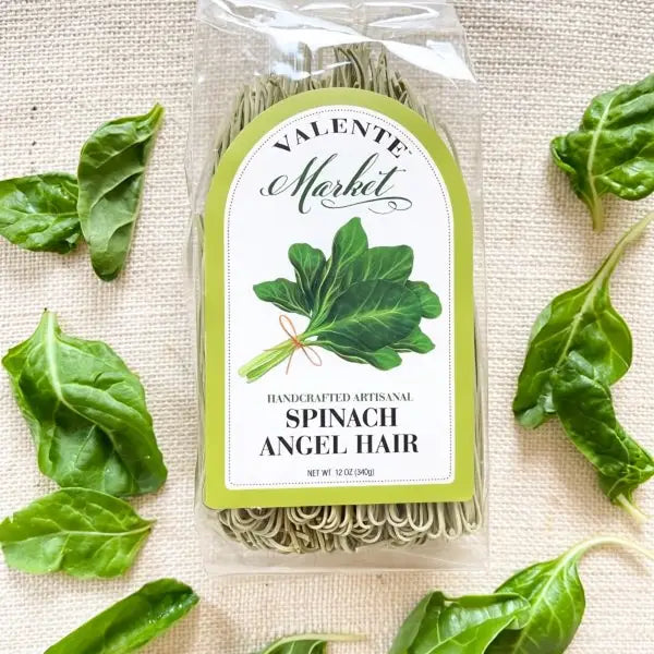 Valente Spinach Angel Hair, 12 oz.