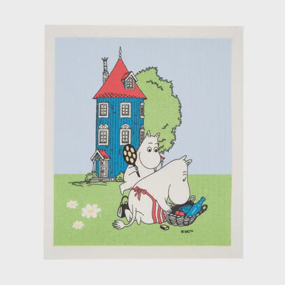 Moomin Swedish Cellulose Dishcloth - Summer